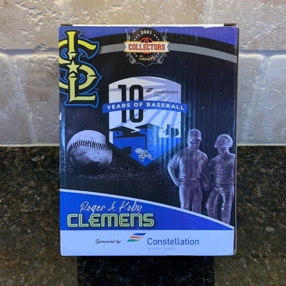 Retired Roger and Koby Clemens Commerative Statue - Sugarland Skeeter - NIB - Picture 1 of 6